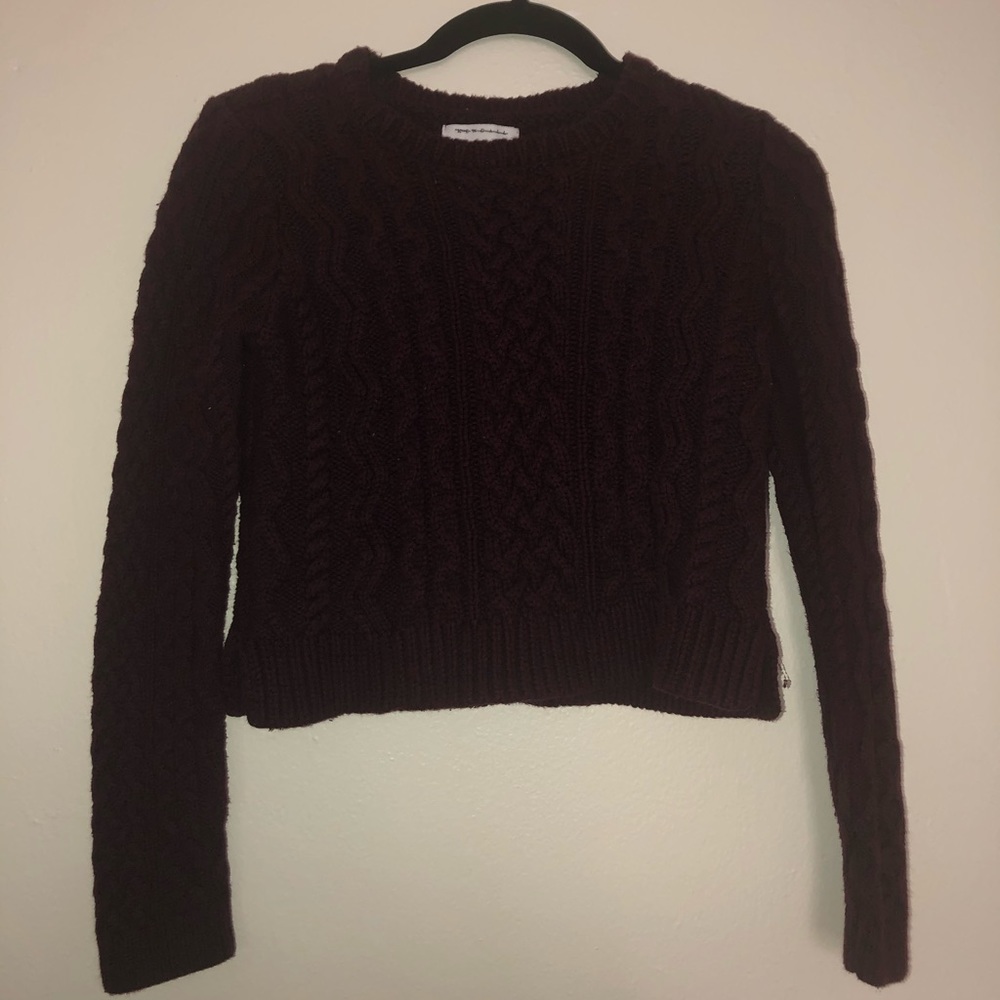 Burgundy Sweater